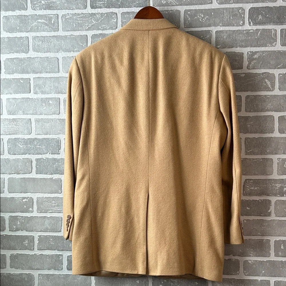 Tailors Row Luxe 100% Camel Hair Blazer | Tan Sport Coat | Mens 40R